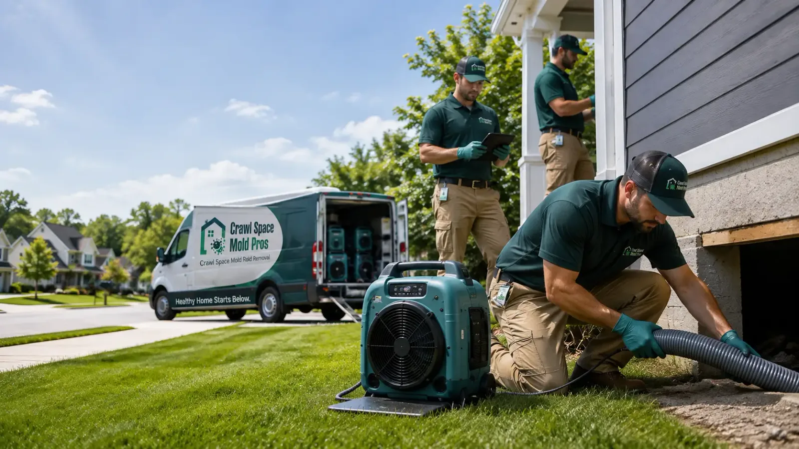 Crawl Space Mold Removal in East Brookfield, MA
